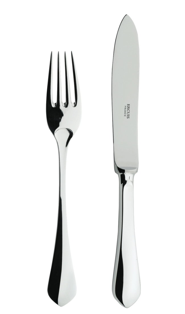 flatware Ercuis silver plated citeaux fish serving knife 653548